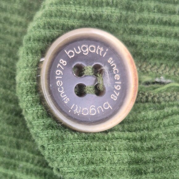 Bugatti 1040 Green Corduroy Pants Chino Style - Picture 7 of 16